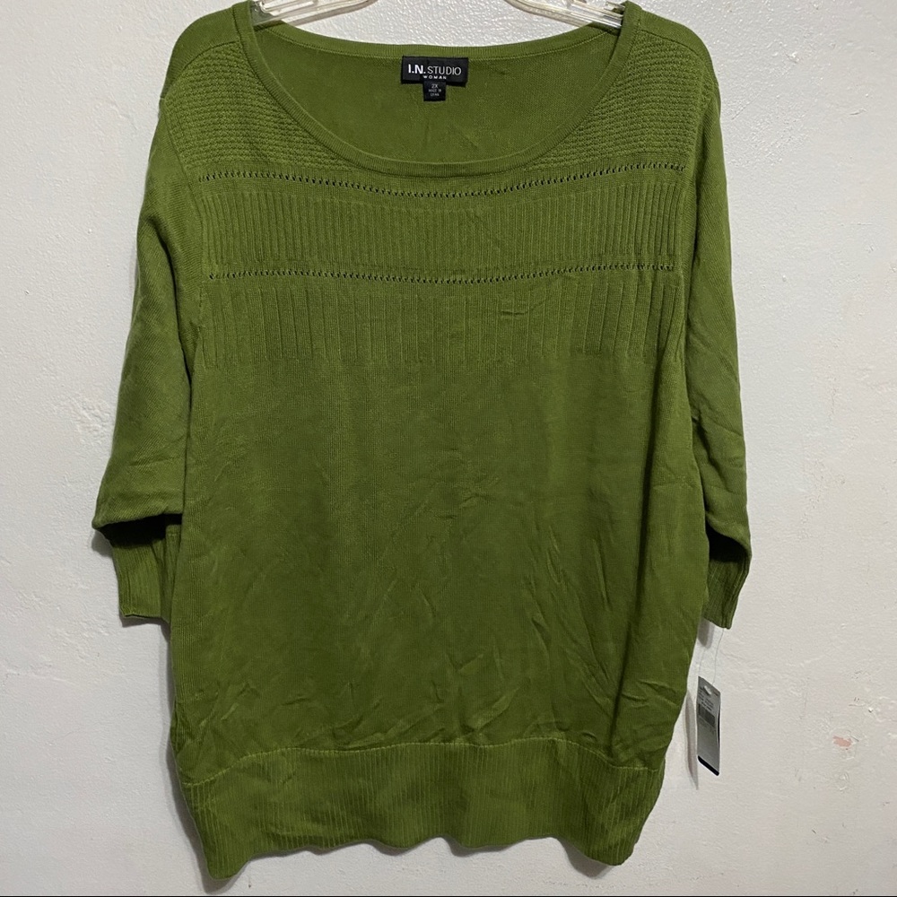 I. N. Studio Women’s plus size 2XL NWT Sweater top